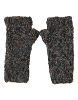 Dolce & Gabbana Gray Virgin Wool Knitted Fingerless Men Gloves