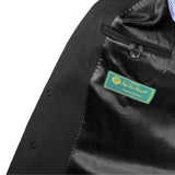 Made in Italy Black Wool Men Jacket