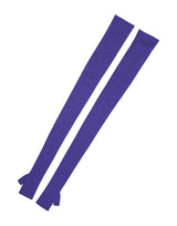 Dolce & Gabbana Violet Wool Fingerless Elbow Length Mitten Gloves