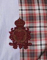 Dolce & Gabbana Multicolor Cotton Collared Checkered Shirt