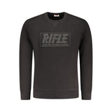 Rifle Black Cotton Men Sweater