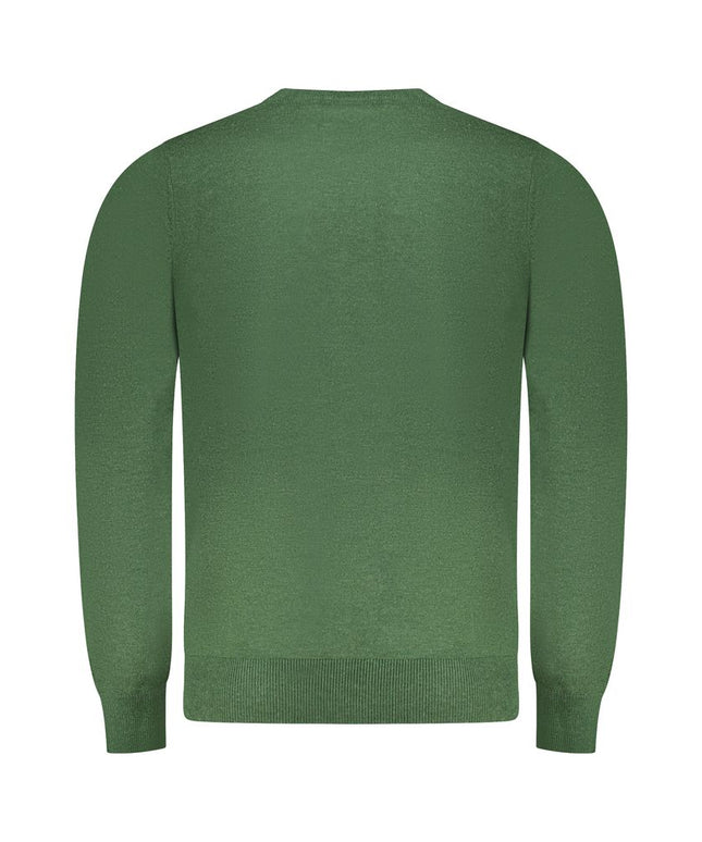 Rifle Green Wool Men Sweater