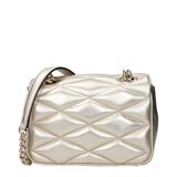 Jimmy Choo Gold Leather Shoulder Bags