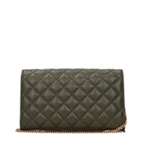 Versace Green Leather Clutch Bags