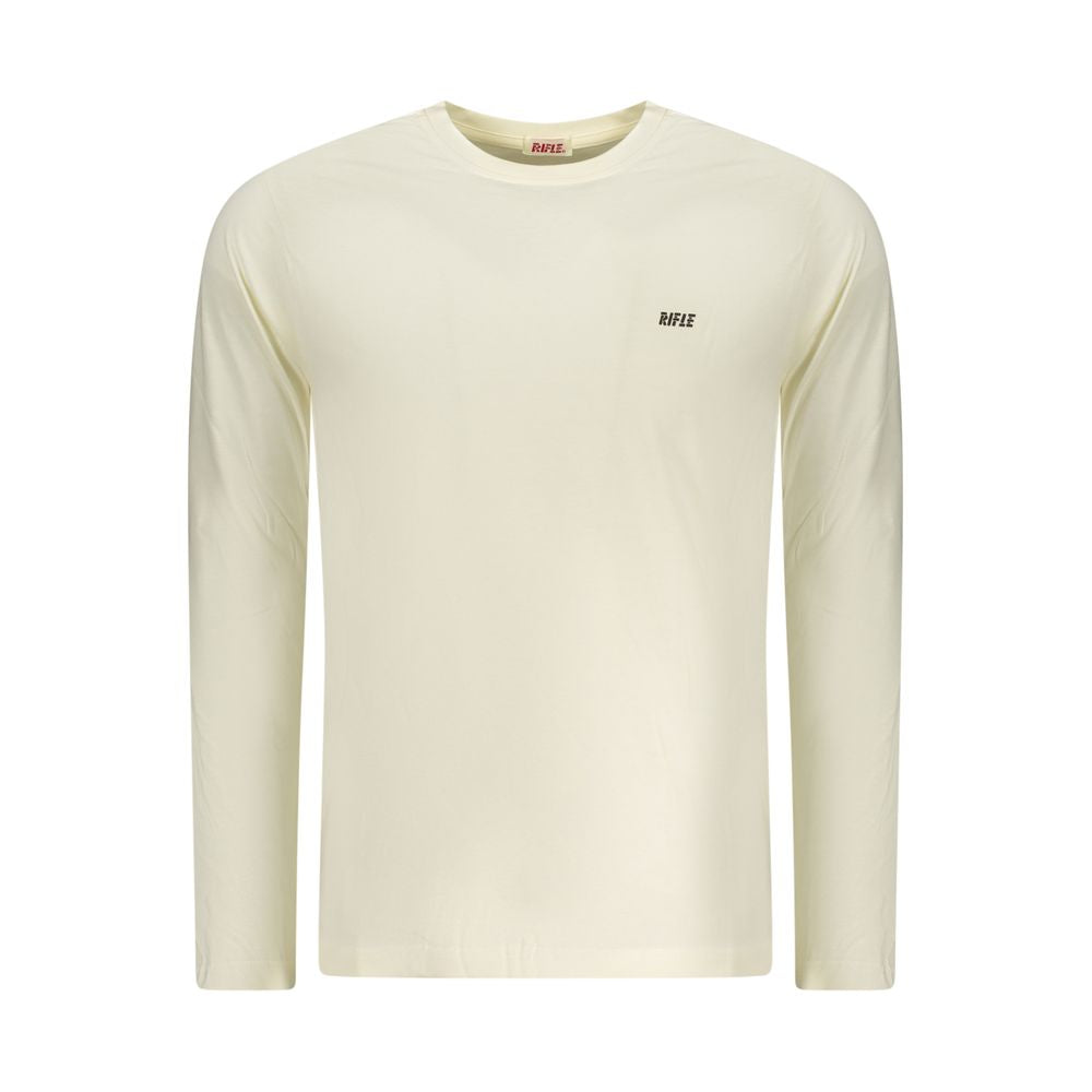 Rifle White Cotton Men T-Shirt