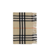 Burberry Wide Check Cashmere Scarf