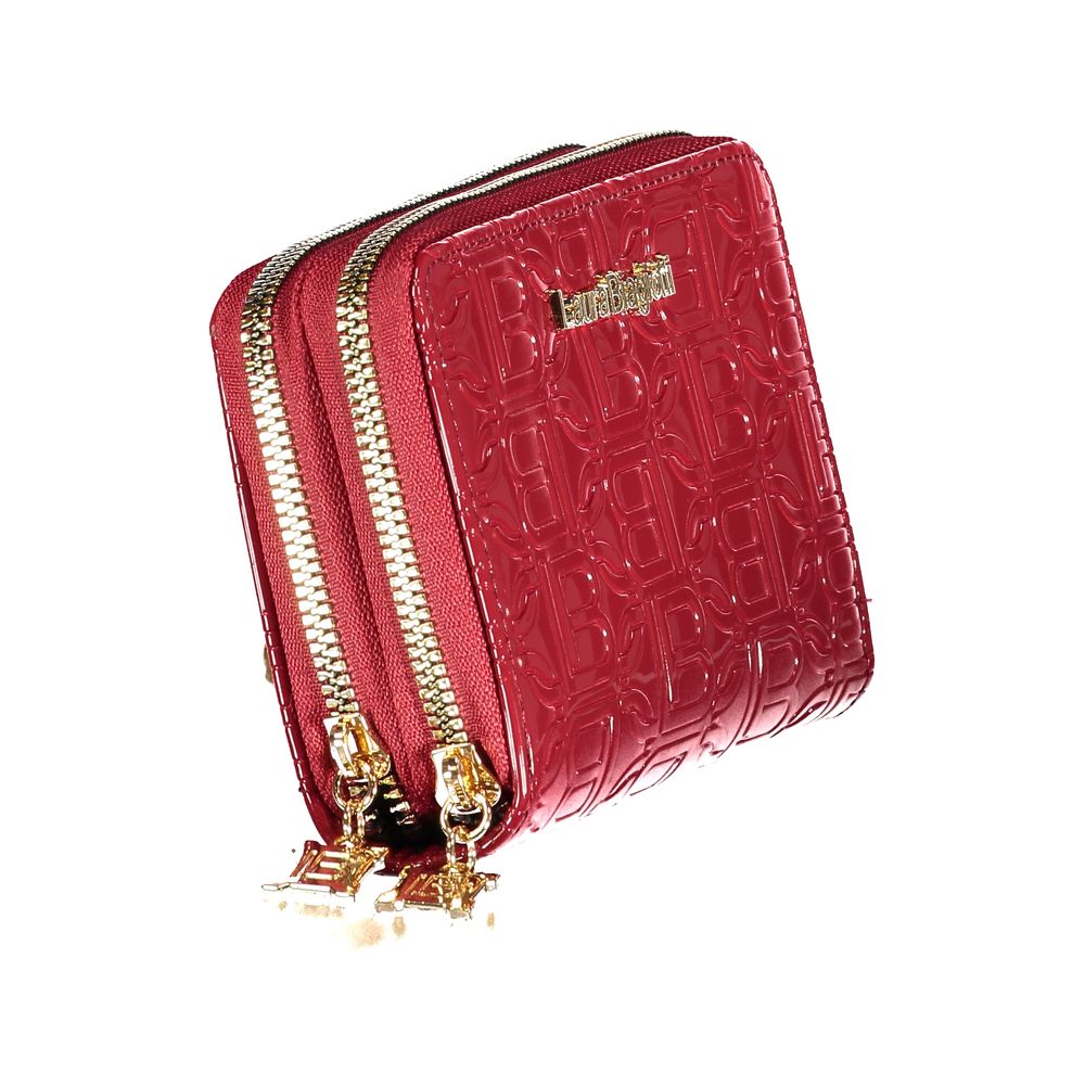Laura Biagiotti Red Polyethylene Wallet