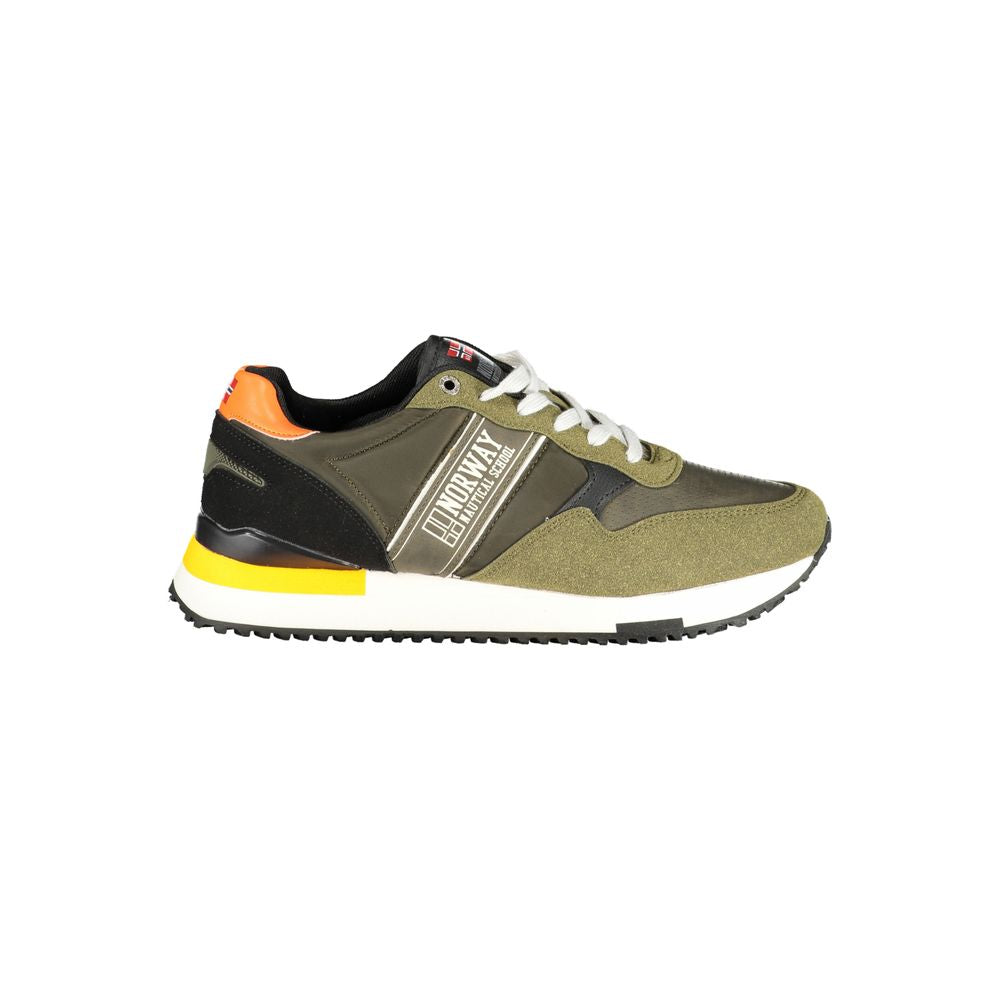 Norway 1963 Green Polyester Men Sneaker