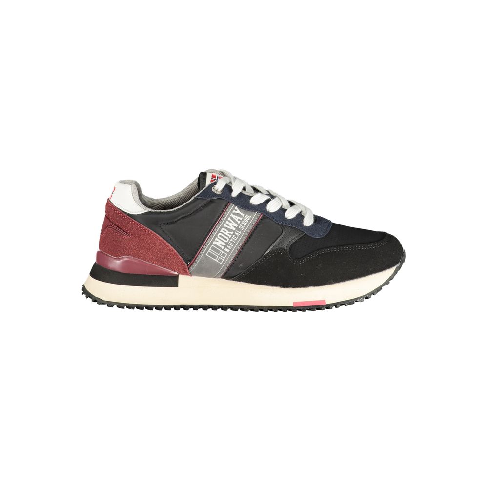 Norway 1963 Black Polyester Men Sneaker