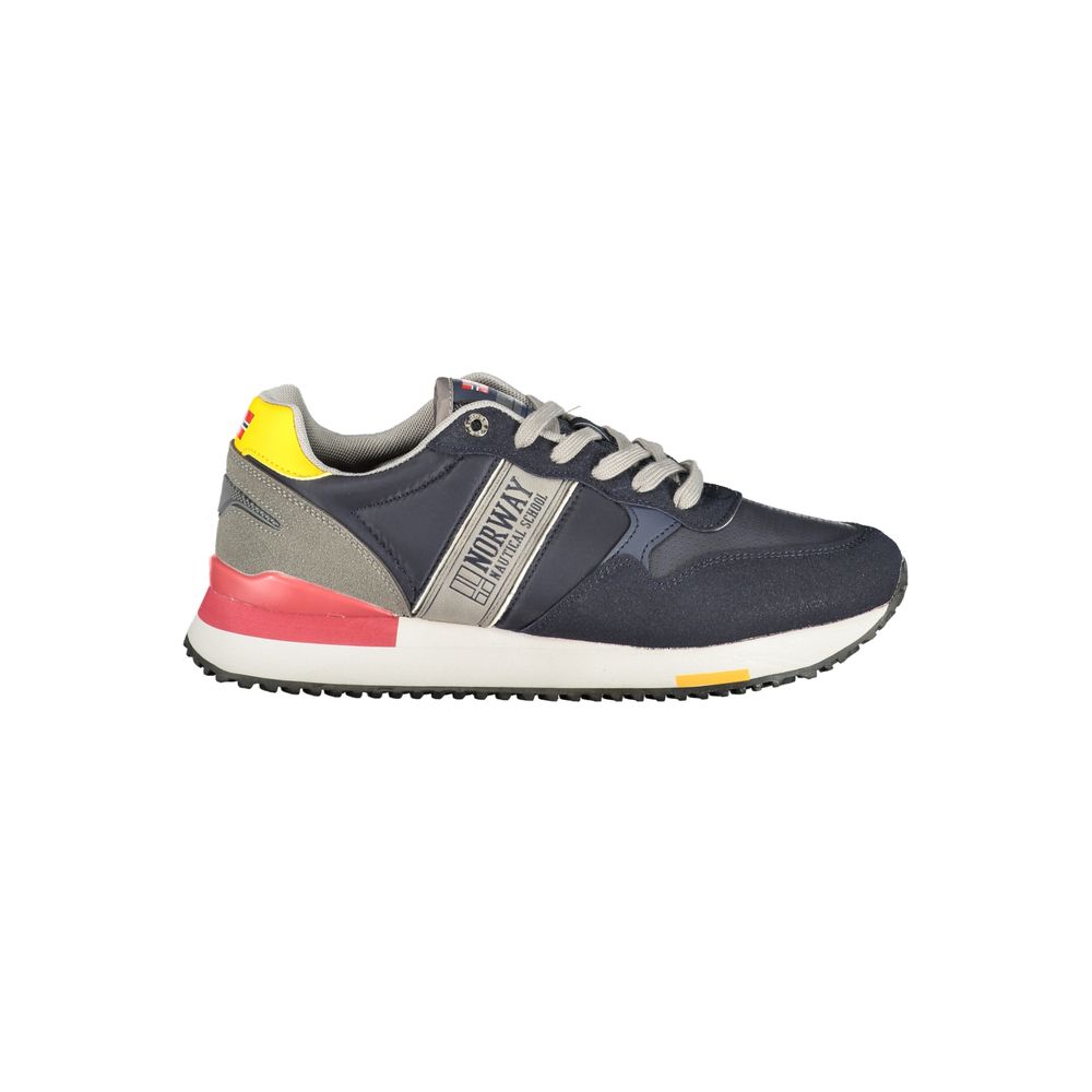Norway 1963 Blue Polyester Men Sneaker