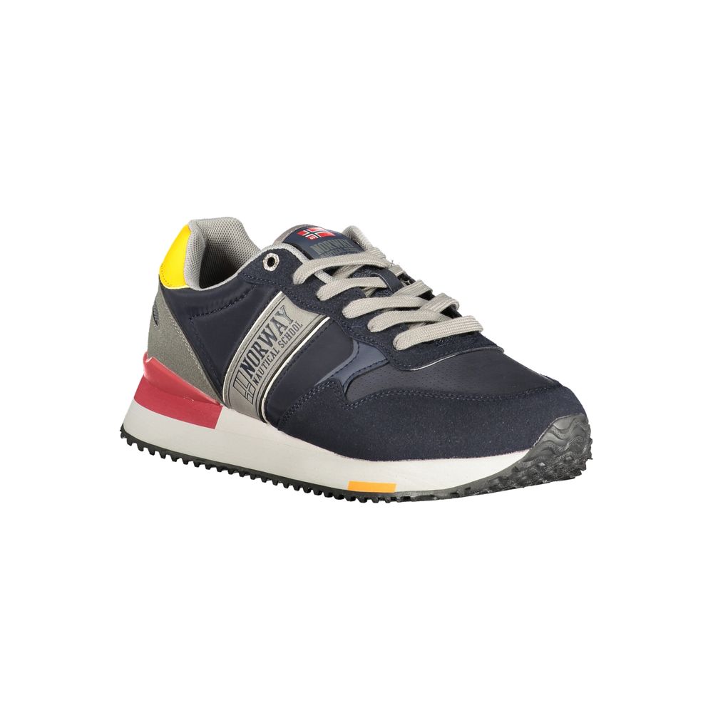 Norway 1963 Blue Polyester Men Sneaker