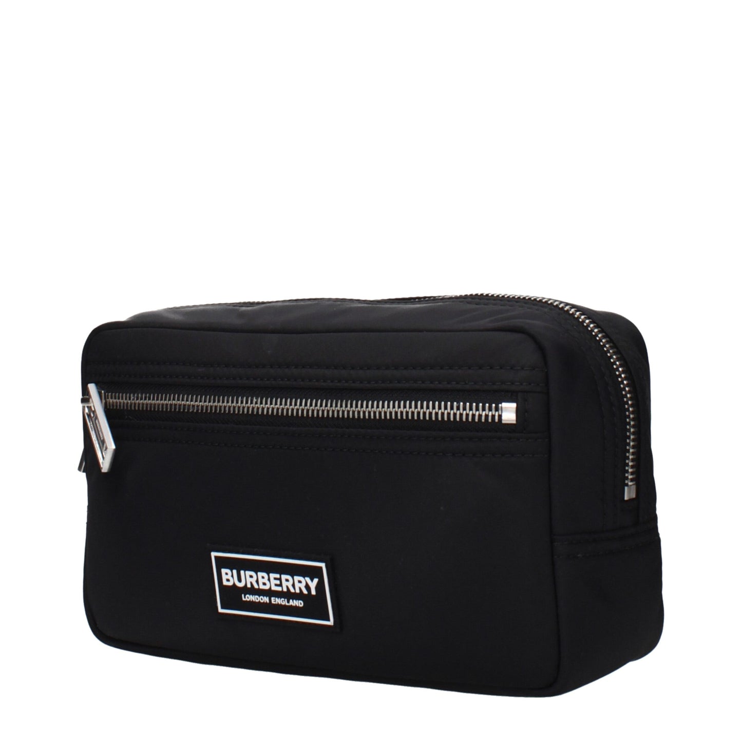 Burberry Black Nylon Clutch Bags