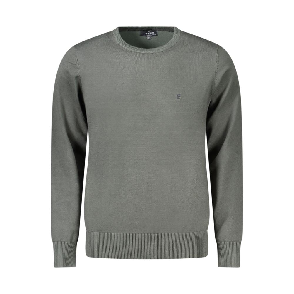 Coveri Moving Green Nylon Sweater