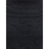 Max Mara High-neck cable-knit Sweater