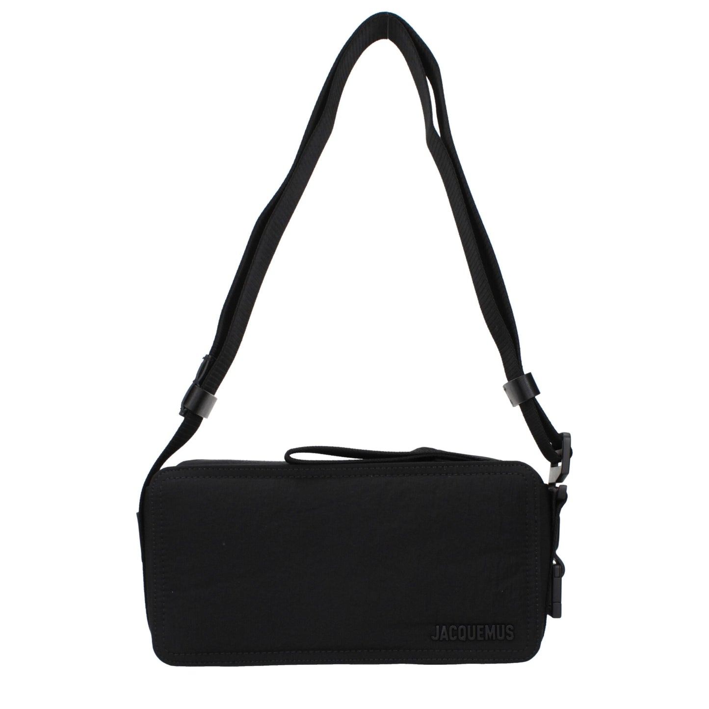 Jacquemus Black Fabric Crossbody Bag