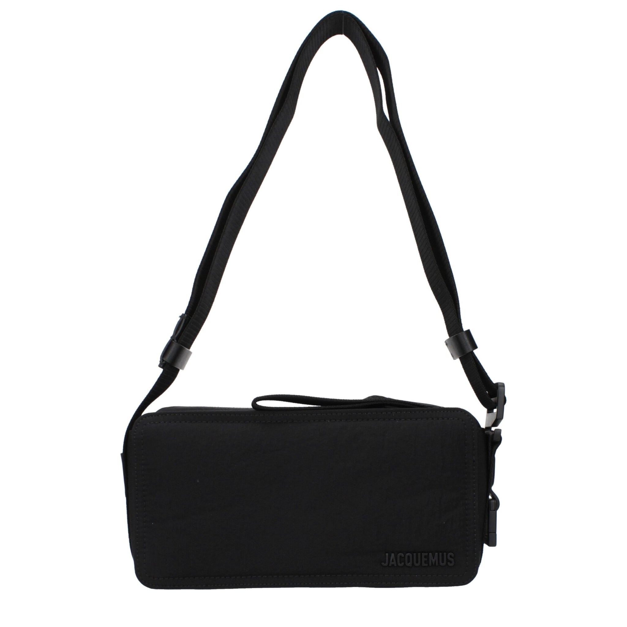 Jacquemus Black Fabric Crossbody Bag