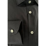 Baldinini Trend Gray Cotton Shirt