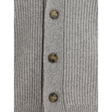 Brooksfield Virgin Wool Shawl-Collar Cardigan