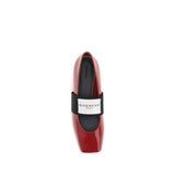 Givenchy Patent-leather Squared Ballerinas