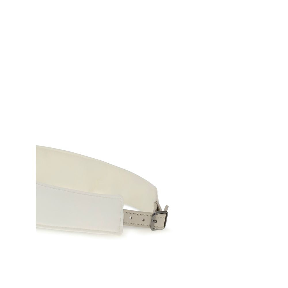 Brunello Cucinelli Nylon Visor with Shiny Band