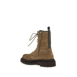 Brunello Cucinelli Suede lace-up Ankle Boots