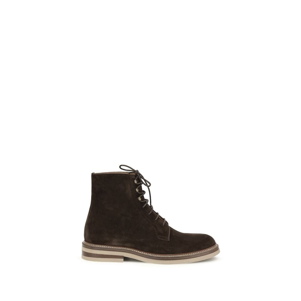 Brunello Cucinelli Suede Ankle Boots