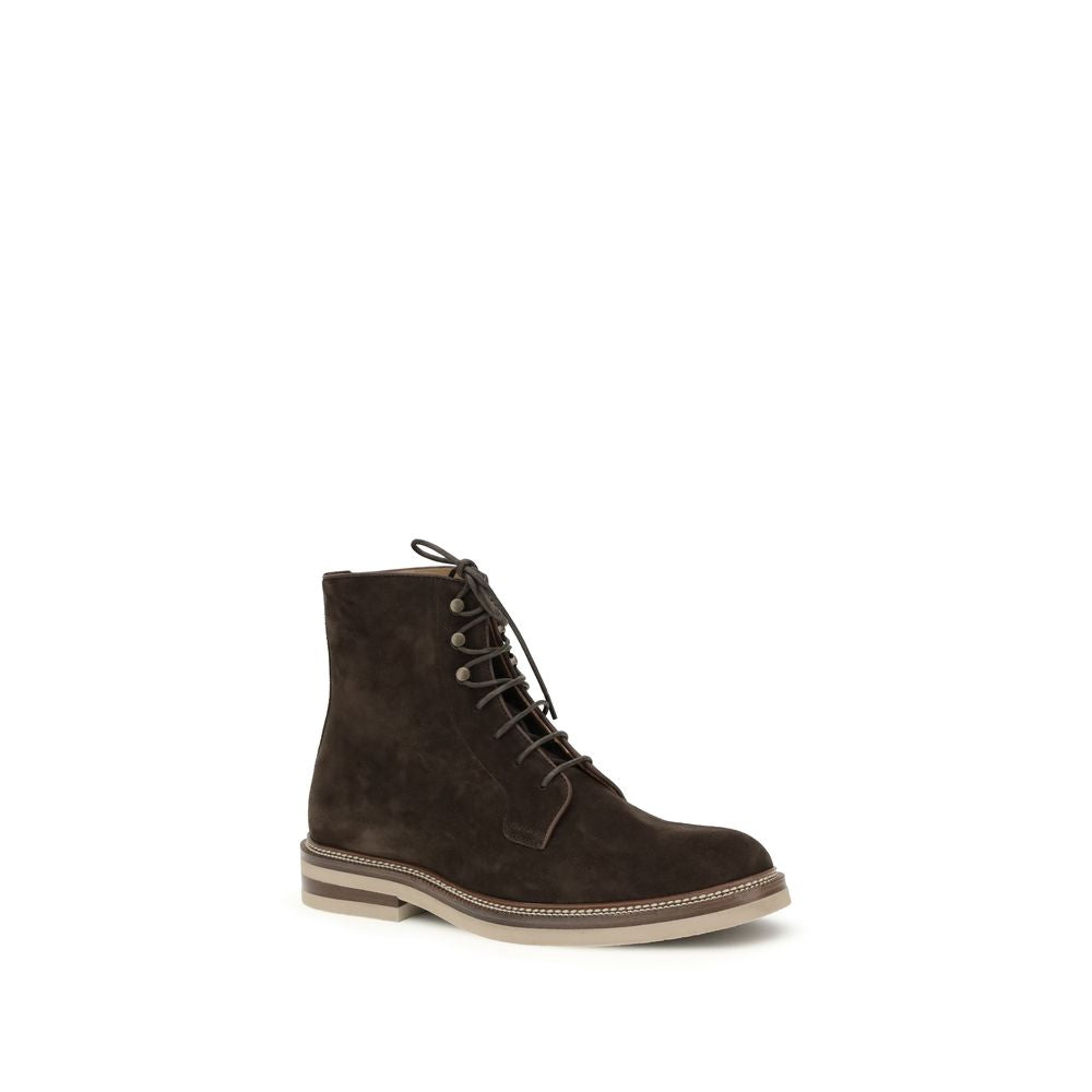 Brunello Cucinelli Suede Ankle Boots
