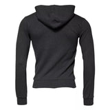Dolce & Gabbana Gray Logo Full Zip Hooded Sweatshirt Sweater