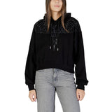 County of Milan Black Cotton Hoodie