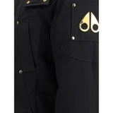 Moose Knuckles Black Cotton Parka