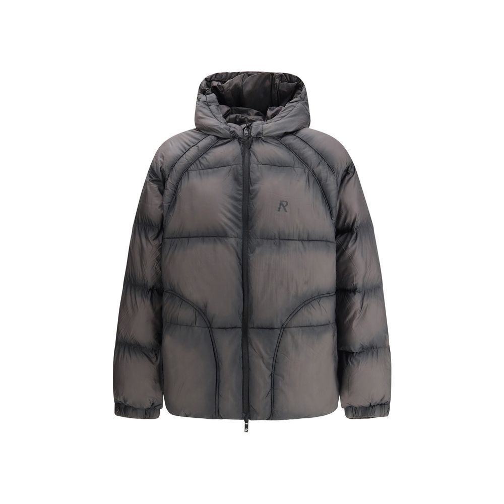 Represent Black Nylon Full-Length Jacket