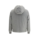 Brunello Cucinelli Gray Wool Full-Length Jacket