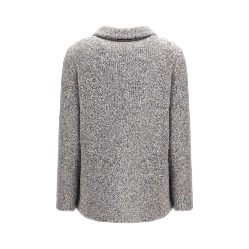 Giorgio Armani Gray Calf Leather Bos Taurus Clothing