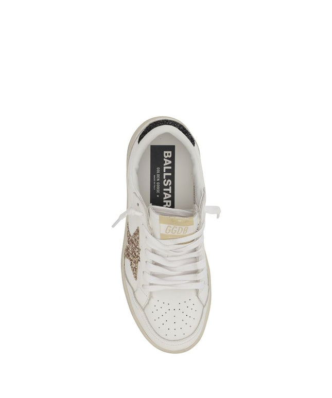Golden Goose White Calf Leather Bos Taurus Low Top Sneakers