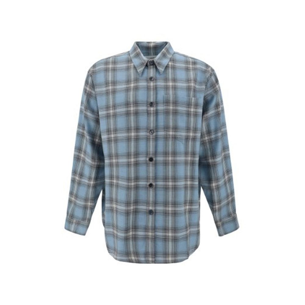 Ami Paris Blue Denim Shirt