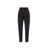 Alaïa Black Elastane Casual Pants