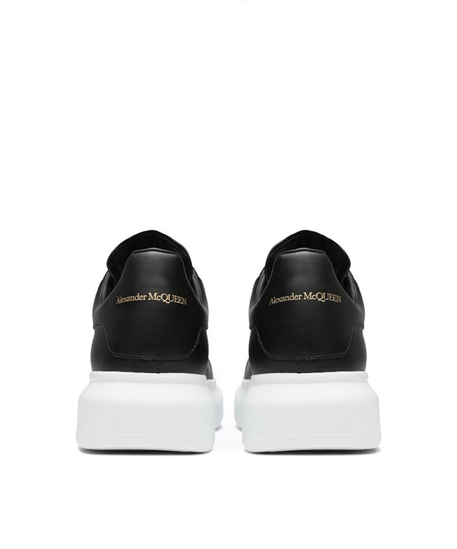 Alexander McQueen Black Calfskin Chunky Sneakers