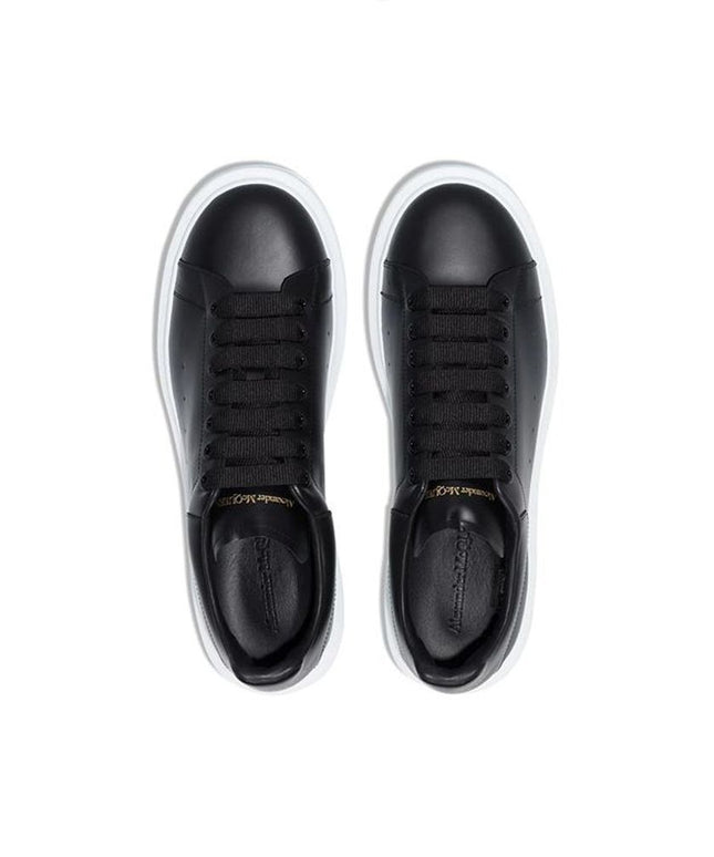 Alexander McQueen Black Calfskin Chunky Sneakers