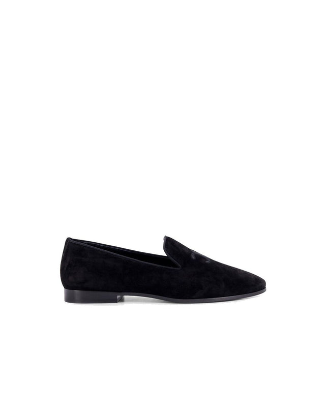 Celine Black Calfskin Slip-On Loafers