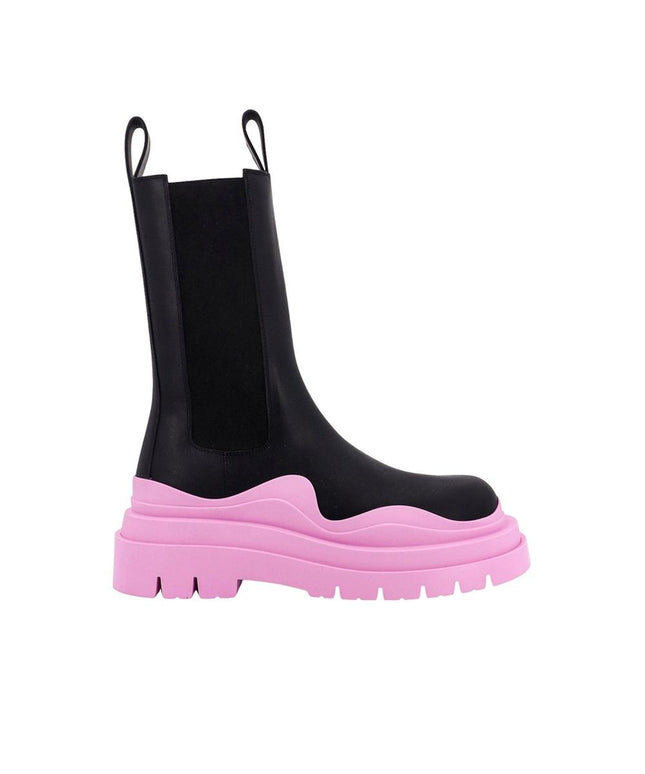 Bottega Veneta Black Calfskin Chelsea Boots