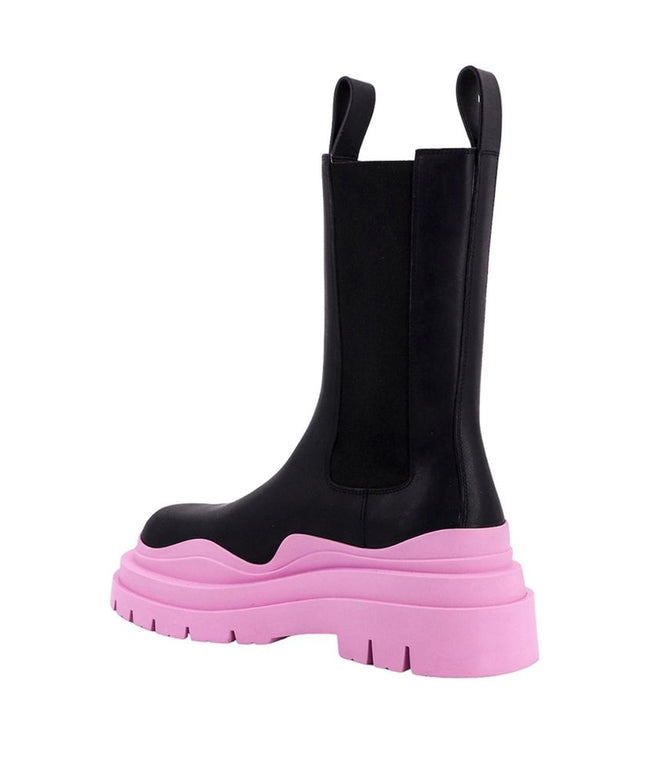 Bottega Veneta Black Calfskin Chelsea Boots