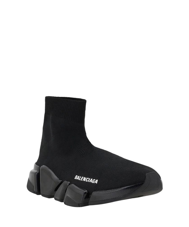 Balenciaga Black Fabric Athletic Sneakers