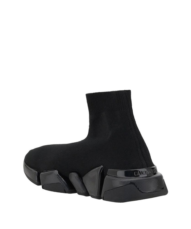 Balenciaga Black Fabric Athletic Sneakers