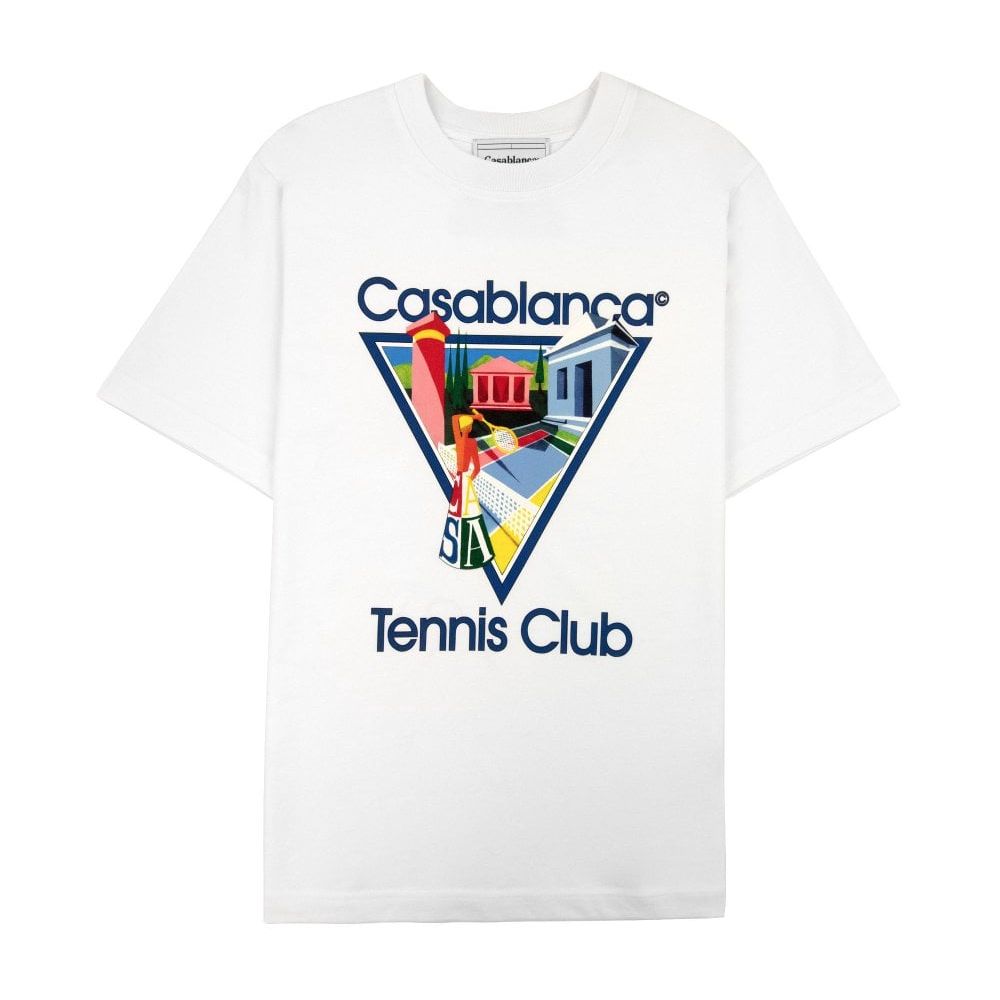 Casablanca White Cotton T-Shirt