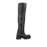 Chloé Black Leather Over The Knee