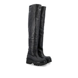 Chloé Black Leather Over The Knee