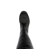 Chloé Black Leather Over The Knee