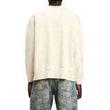 Palm Angels White Cotton Sweatshirt