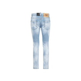 Dsquared² Blue Cotton Slim Fit Jeans