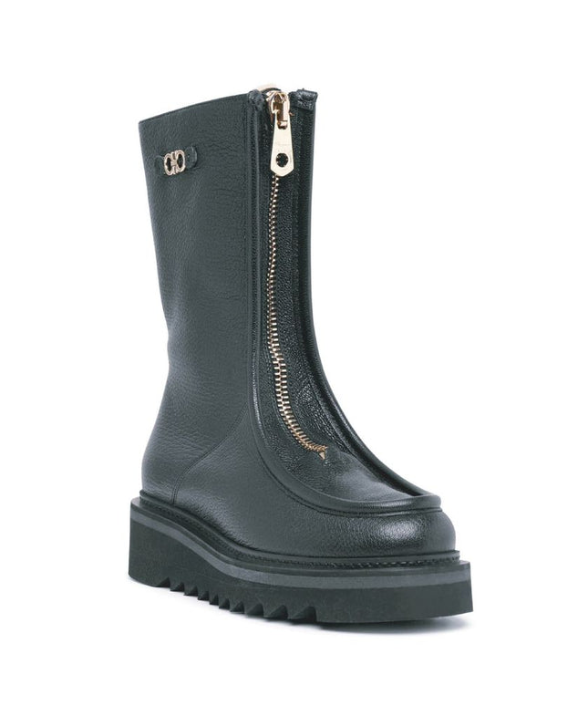 Salvatore Ferragamo Black Calfskin Boots